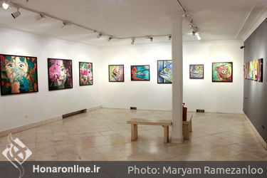 نمایشگاه نقاشی علی حدادی در گالری خط سفید 