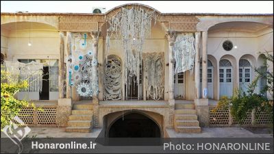 دهمین سالانه هنر معاصر پرسبوک در خانه صاحب شهر کاشان