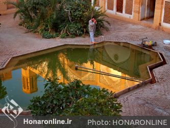 حوض یکی از عناصر معماری ایرانی