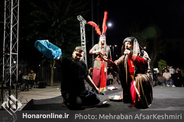 مجلس تعزیه با عنوان «شبیه‌خوانی در پهنه» 