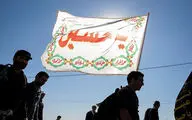 پیاده‌روی عاشقان حسینی برای رسیدن به کعبه مقصود / گزارش تصویری