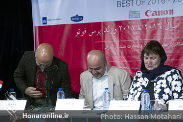 کنفرانس مطبوعاتی نمایشگاه عکسهای خبری جهان در فرهنگسرای نیاوران 