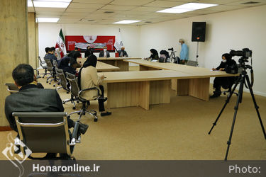 نشست خبری نمایشگاه مروری بر آثر مهدی سحابی در موزه هنرهای معاصر تهران