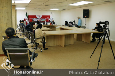 نشست خبری نمایشگاه مروری بر آثر مهدی سحابی در موزه هنرهای معاصر تهران
