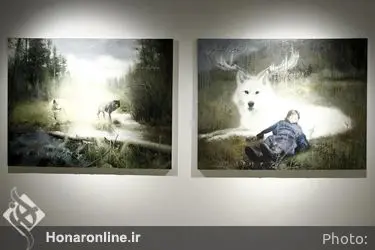 نمایشگاه نقاشی‌های یاسر میرزایی در گالری آ