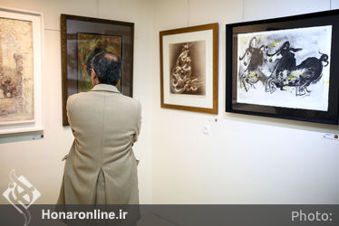 افتتاح نمایشگاه گروهی از آثار اساتید هنر ایران در گالری نقش و خط