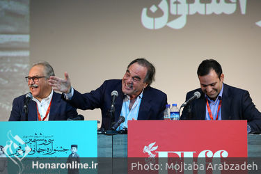نشست خبری جشنواره جهانی فیلم فجر با حضور اولیور استون