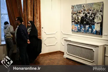 افتتاحیه نمایشگاه نقاشی های سروناز سلطانی در گالری موزه هنرهای زیبا