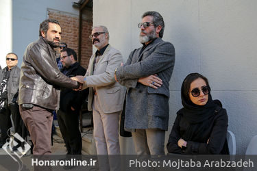 تشییع پیکر پیام صابری در خانه سینما