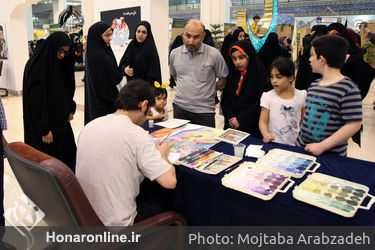 نمایشگاه آثار هنری در نمایشگاه قرآن کریم
