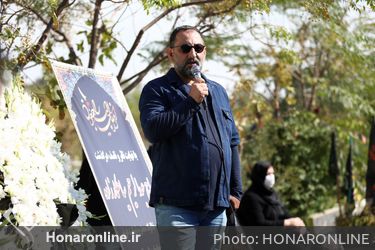 مراسم تشییع پیکر زنده‌یاد «عبدالرحیم سیاهکارزاده» مدیر فقید موسسه توسعه هنرهای تجسمی معاصر