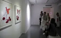 نمایشگاه نقاشی سیمین کرامتی در گالری اعتماد