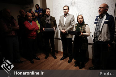 رونمایی از اثر بزرگمهر حسین پور در گالری آس
