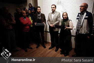 رونمایی از اثر بزرگمهر حسین پور در گالری آس