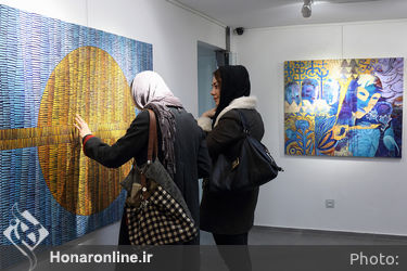 افتتاحیه نمایشگاه نقاشی های رضا بیگناه در گالری مژده