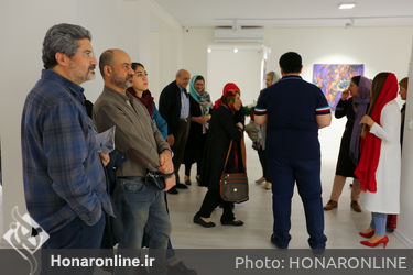 نمایشگاه نقاشی های نیلوفر قادری نژاد در گالری ساربان