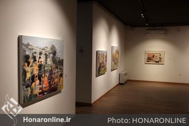 نمایشگاه آثار ماندانا کسرایی و پریسا شیرزادی در گالری آس