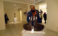 نمایشگاه مجسمه‌های قدرت‌الله عاقلی در گالری ساربان