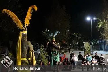 تعزیه «حر ریاحی» در مقابل تالار وحدت