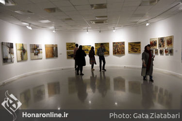 نمایشگاه "هشتمین کارنمای پژوهشی انجمن هنرمندان نقاش ایران"  در خانه هنرمندان