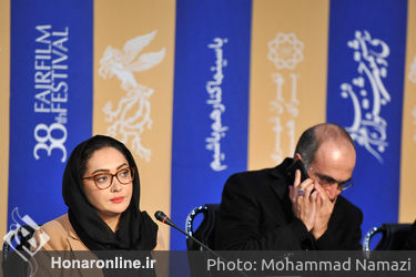  نشست فیلم «آتابای» در هفتمین روز سی و هشتمین جشنواره فیلم فجر در پردیس ملت
