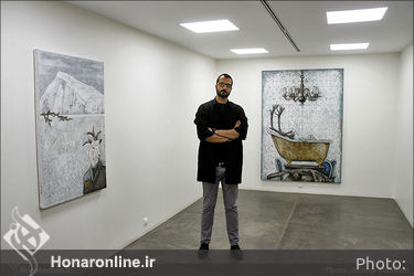 نمایشگاه نقاشی علیرضا چلیپا در گالری اُ 