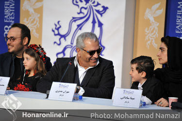 نشست خبری فیلم درخت گردو در چهارمین روز سی و هشتمین جشنواره فیلم فجر در پردیس ملت