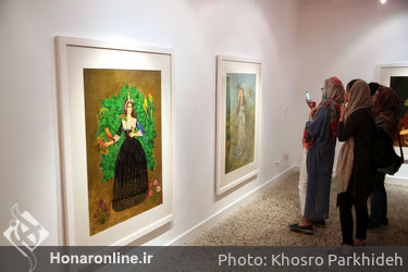 افتتاحیه نمایشگاه لادن بروجردی در گالری هما