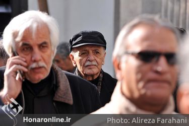 مراسم تشییع پیکر کاظم افرندنیا 