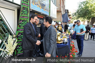 مراسم گرامى‌داشت هفتمین شب شهادت امام حسین (ع) در موسسه توسعه هنرهای معاصر