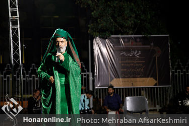 مجلس تعزیه با عنوان «شبیه‌خوانی در پهنه» 