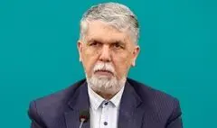 مراسم گُل‌گذاری وزیر فرهنگ بر بنای یادبود مختومقلی فراغی