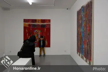 افتتاحیه نمایشگاه نقاشی‌های آنه محمد تاتاری در گالری اعتماد