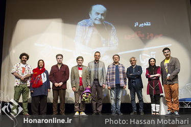  تقدیر از بهروز بقایی در اجرای نمایش "آپرکات" 
