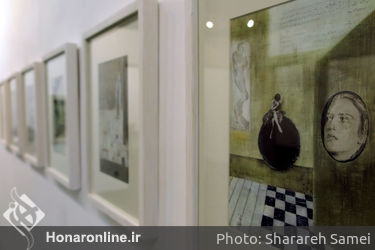 نمایش نقاشی های نسرین نجفی در گالری آریا