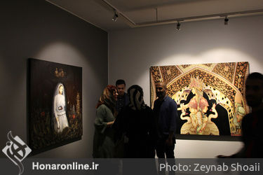 نمایشگاه گروهی نقاشی با گردآوری معین شافعی در گالری شیرین