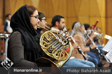 بازدید حجت الاسلام ابوترابی از تمرین ارکستر سمفونیک تهران