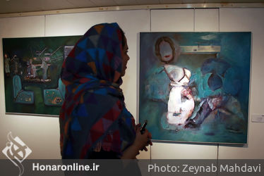 نمایشگاه نقاشی فریبا گرجیان در گالری سیحون