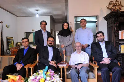 دیدار معاون امور هنری با امیراشرف آریان‌پور