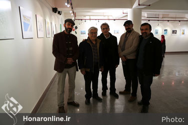 افتتاح دوسالانه کاریکاتور در موسسه فرهنگی هنری صبا