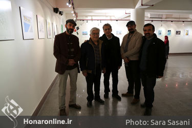 افتتاح دوسالانه کاریکاتور در موسسه فرهنگی هنری صبا