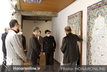 بازدید وزیر فرهنگ و ارشاد اسلامی از یازدهمین دوسالانه سرامیک