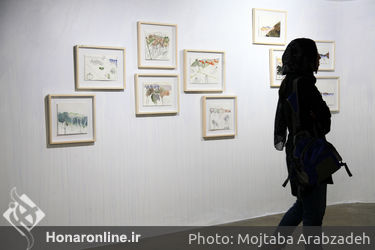نمایشگاه آثار دو و سه‌بعدی شقایق عربی و فریدون آو در گالری دستان دو