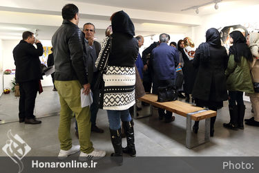 افتتاحیه نمایشگاه نقاشی های رضا بیگناه در گالری مژده
