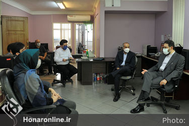 بازدید معاون امور هنری وزارت ارشاد و مدیرعامل بنیاد رودکی از هنرآنلاین