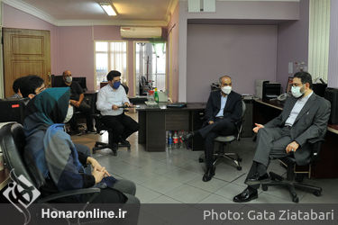 بازدید معاون امور هنری وزارت ارشاد و مدیرعامل بنیاد رودکی از هنرآنلاین