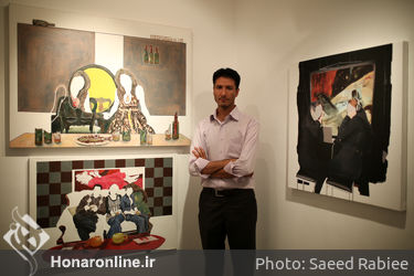 نمایشگاه نقاشی منوچهر سلطانی در گالری ویستا پلاس