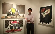 تبدیل به مانکن‌های زنده شدیم / روایت منوچهر سلطانی از نمایشگاه آثارش در گالری ویستاپلاس