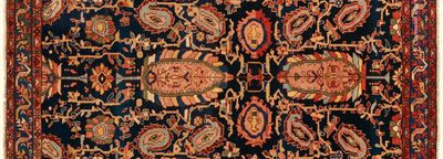 Antique Malayer rugs at Golestan Palace