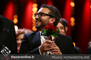 Alonso Ruizpalacios winner of the Silver Bear for Best Script for _Museo_ is seen on stage at the closing ceremony during the 68th Berlinale International Film Festiva